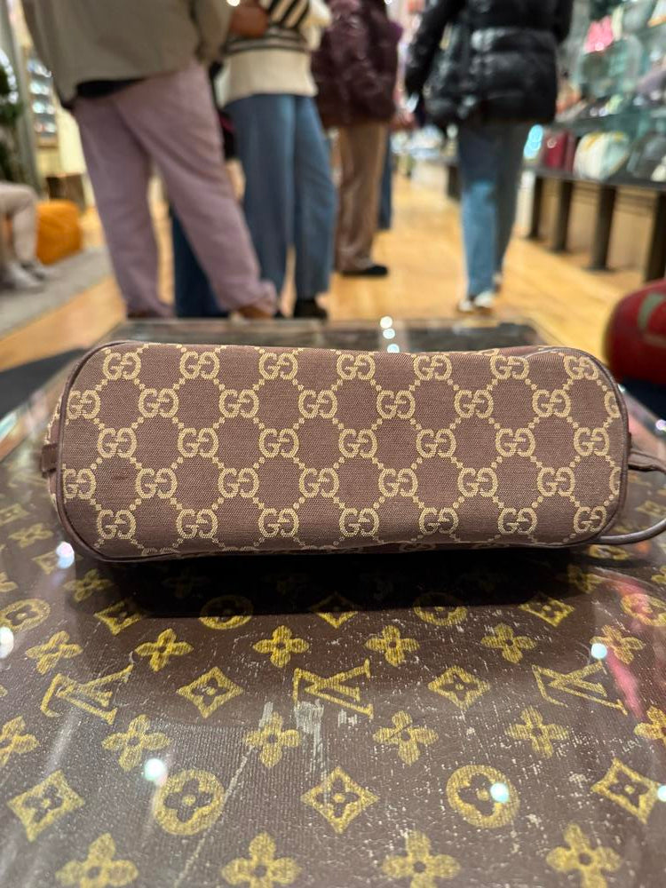 Gucci GG Canvas Pochette Brown