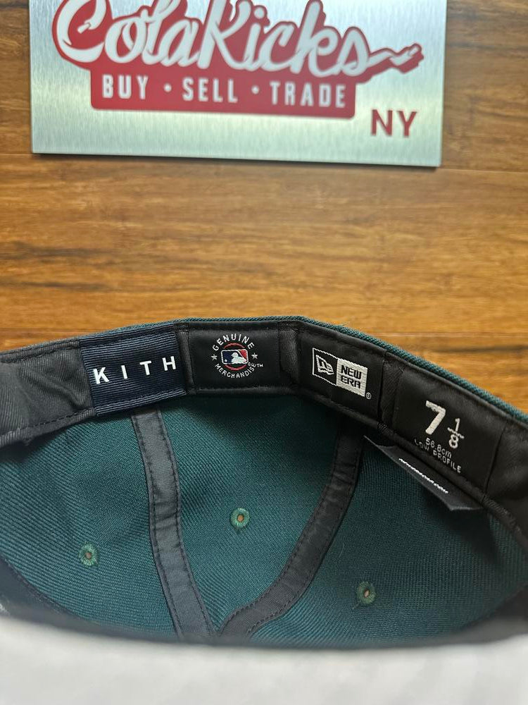 Kith x New Era NY Yankees Fitted Hat Dark Green