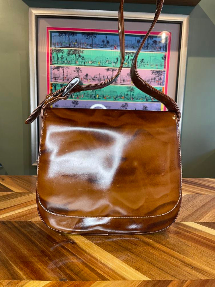 Prada Caramel Shoulder Bag