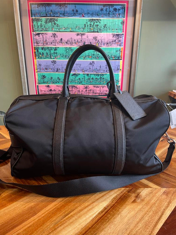 Black Nylon Duffle