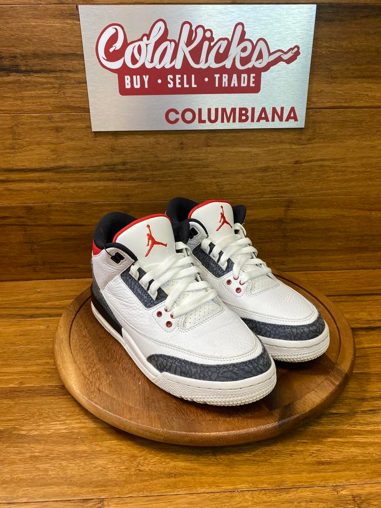 Jordan 3 Retro SE Fire Red Denim (GS)