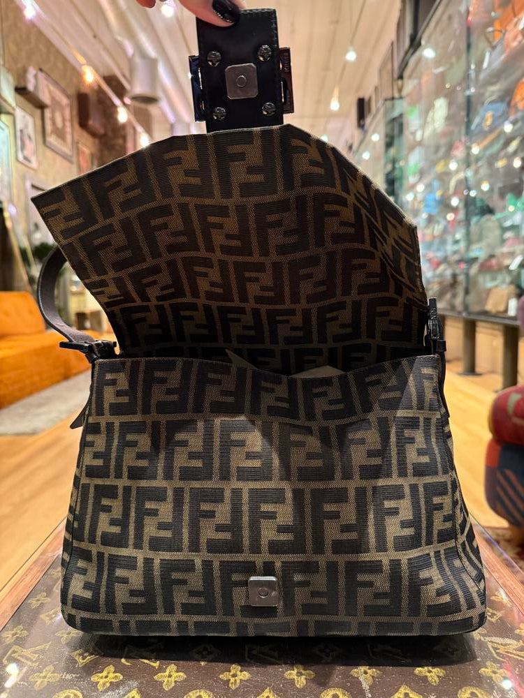 Fendi FF Mamma Baguette Brown