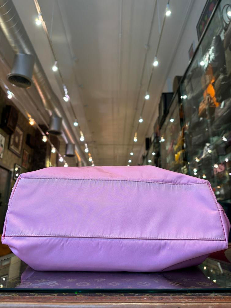 Prada Large Nylon Tote Pink