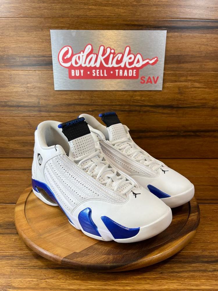 Jordan 14 Retro White Hyper Royal