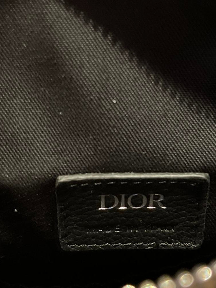 Dior Oblique Saddle Bag Navy/Black