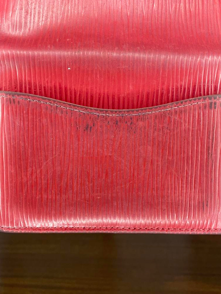 Louis Vuitton Red Epi Card Holder