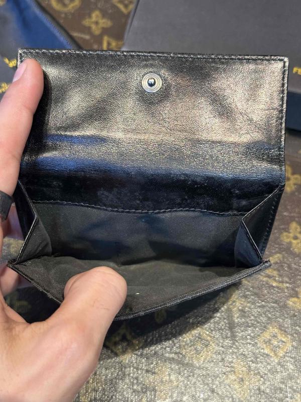 Fendi Black Canvas/Leather Wallet