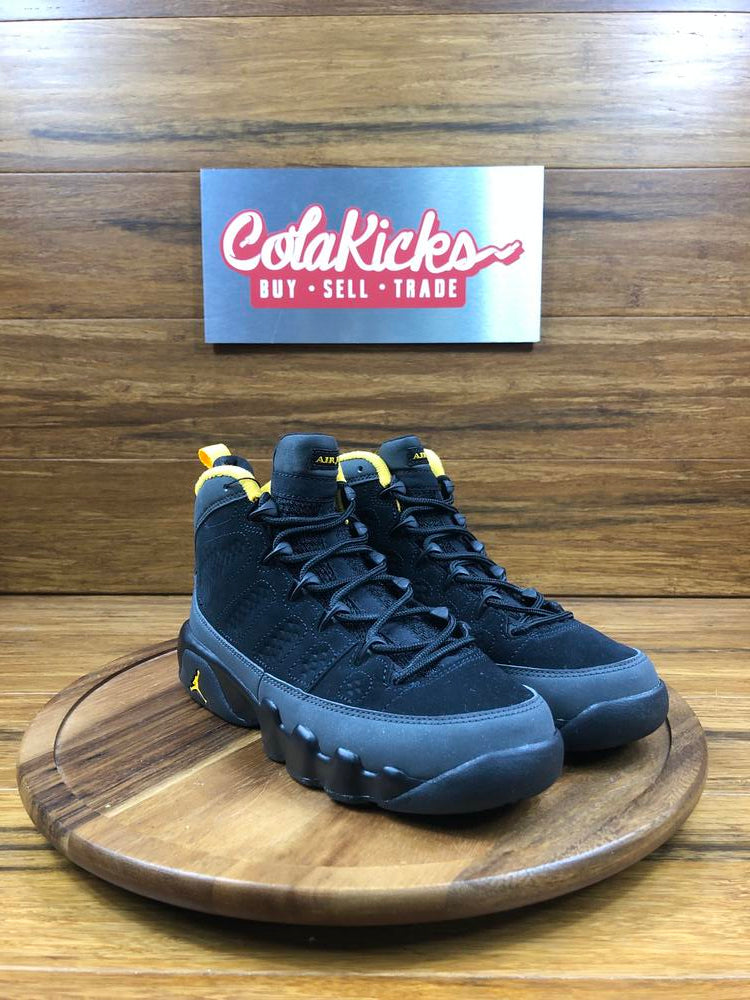 Jordan 9 Retro Dark Charcoal University Gold (GS)