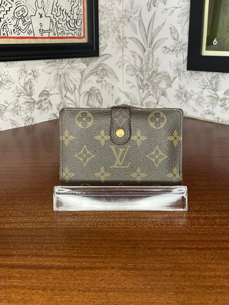 Louis Vuitton Monogram Clasp Wallet w/ Initials