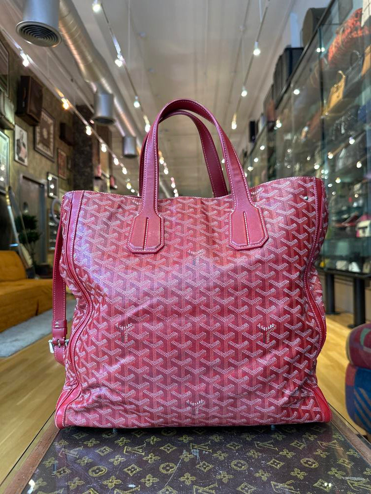 Goyard Voltaire Smile Tote Red