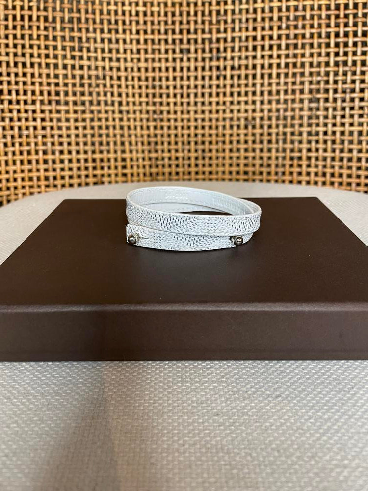 Goyard Bracelet White Leather