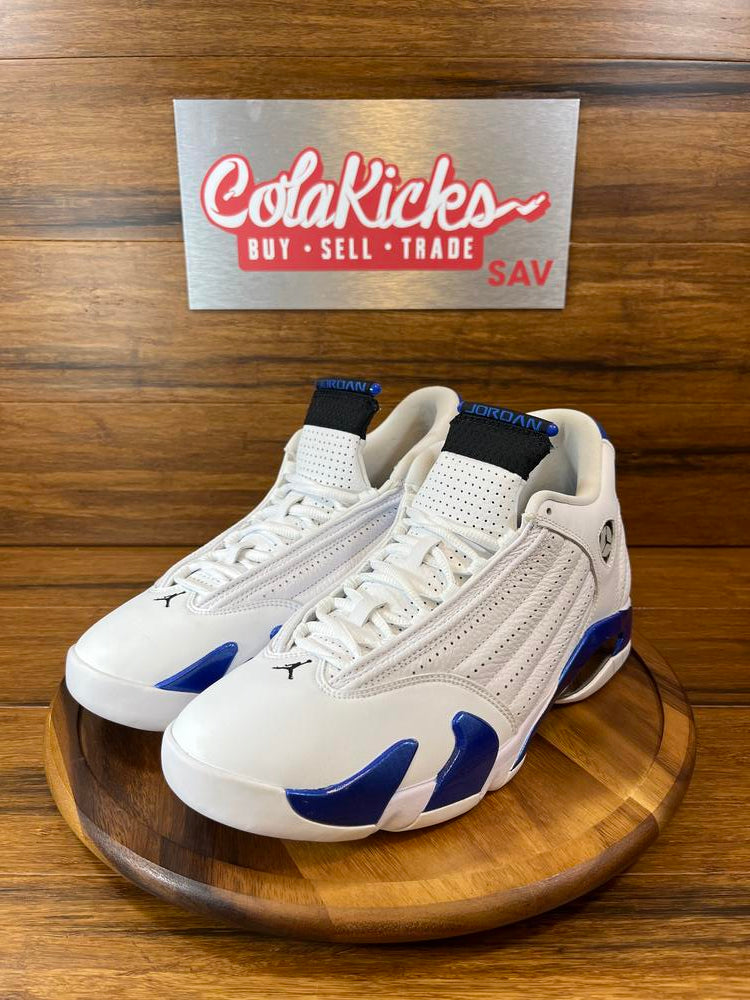 Jordan 14 Retro White Hyper Royal