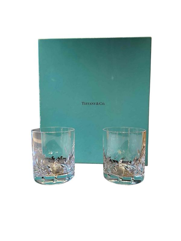 Tiffany & Co. Crystal Floret Wine/Whiskey Glass Set (4)