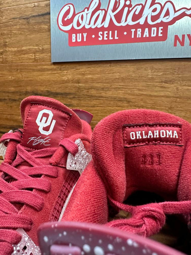 Jordan 4 Oklahoma Sooners PE