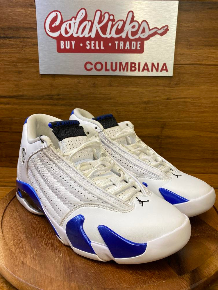 Jordan 14 Retro White Hyper Royal