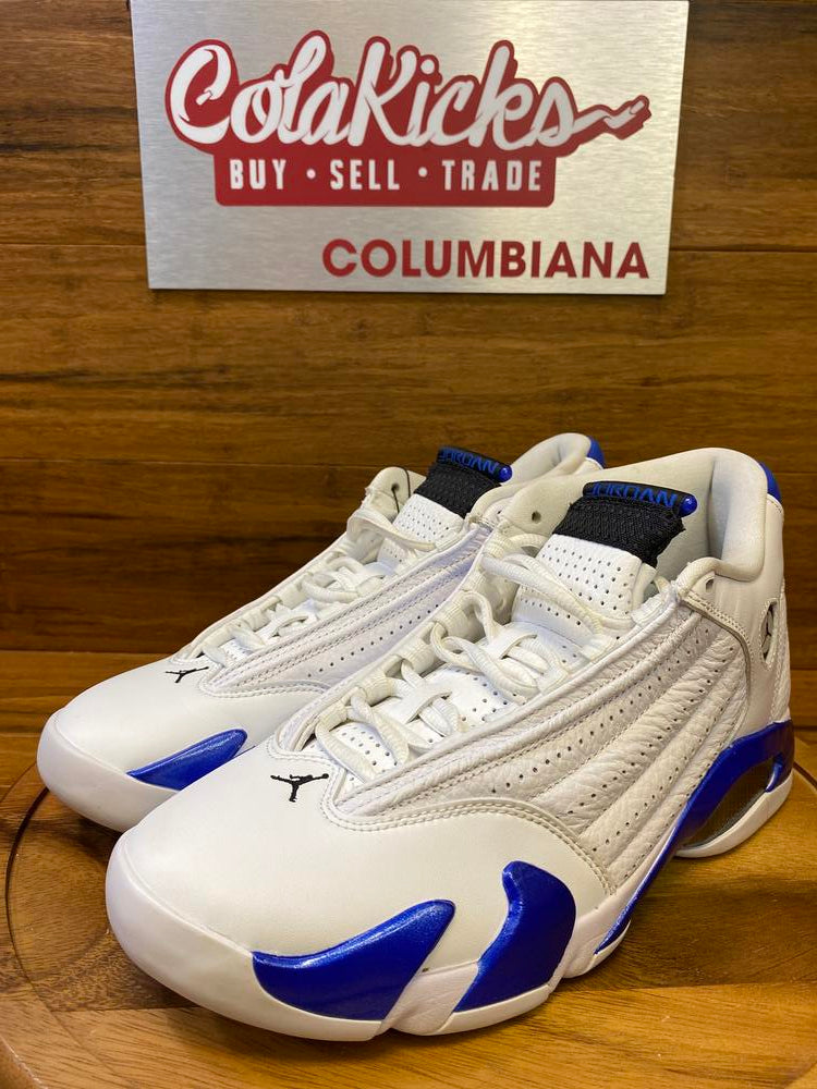 Jordan 14 Retro White Hyper Royal