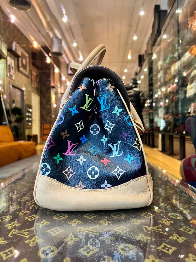 Louis Vuitton Black Multi Murakami Beverly GM