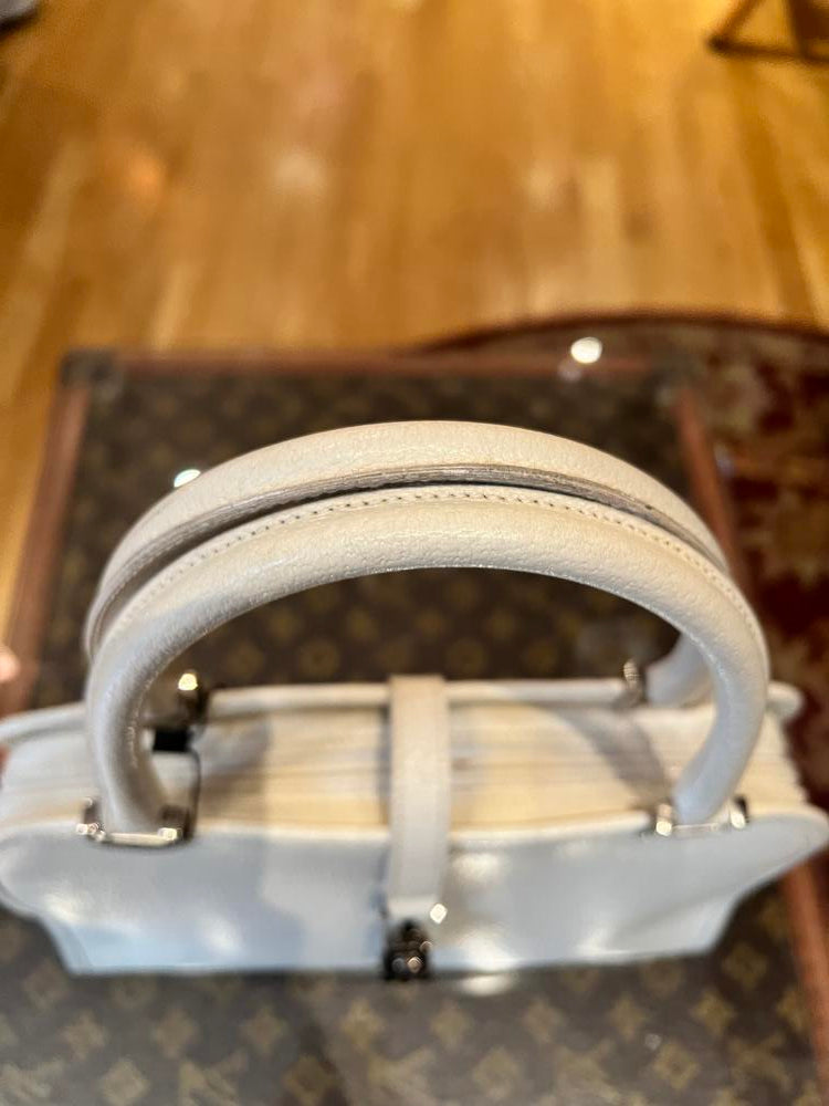 Gucci Ivory Leather Jackie Dome Handbag